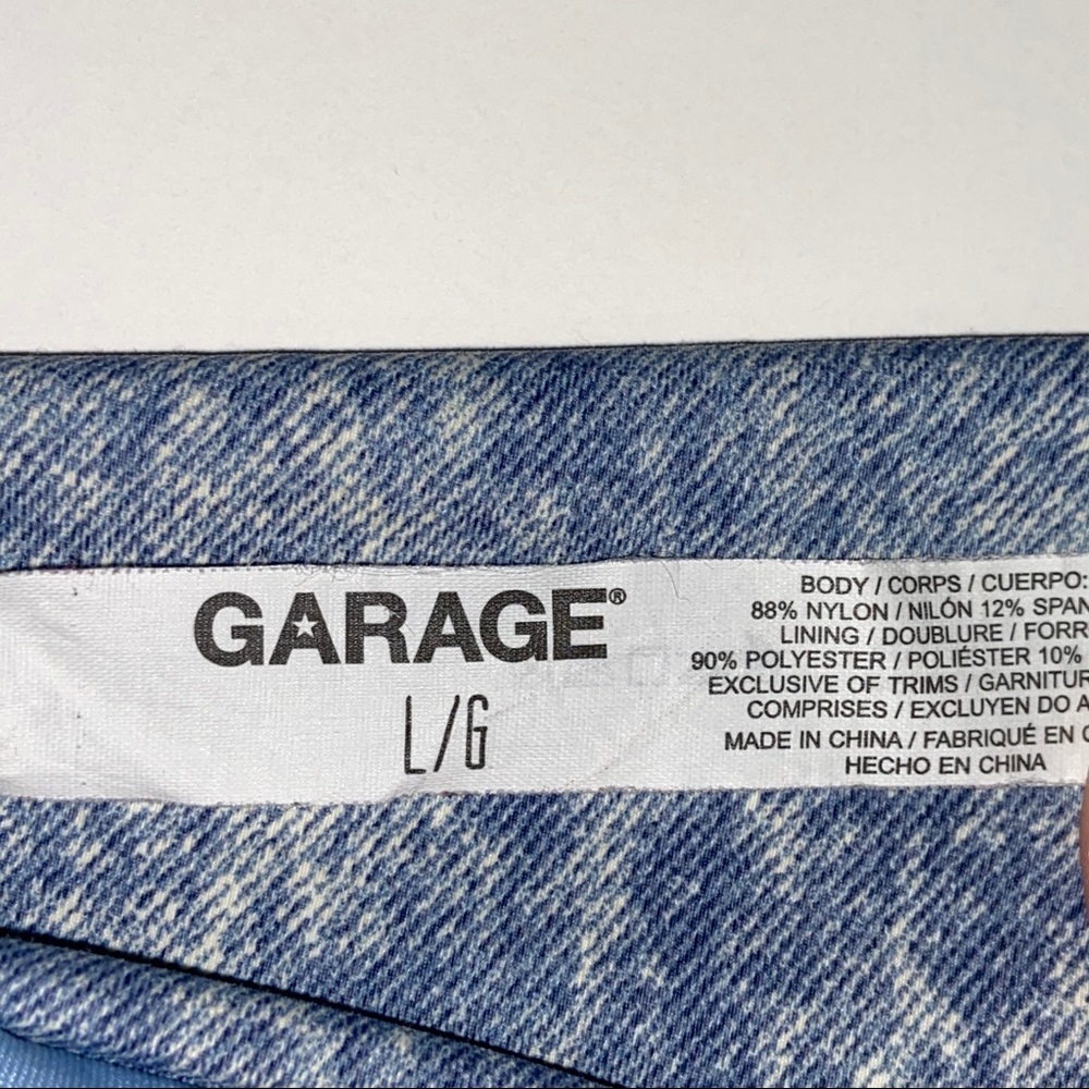 Garage blue bikini set: XS top, L bottoms - Picture 7 of 7